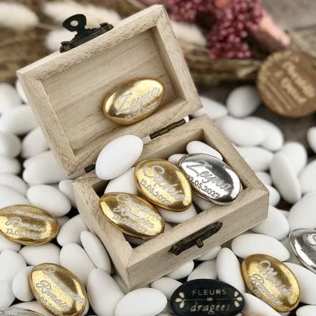 Dragées personnalisées Communion Or 250gr
