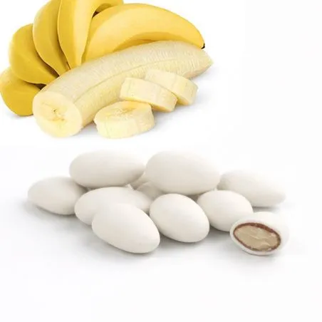 Dragées Castille Banane - 40% "Déclassée léger" 1kg