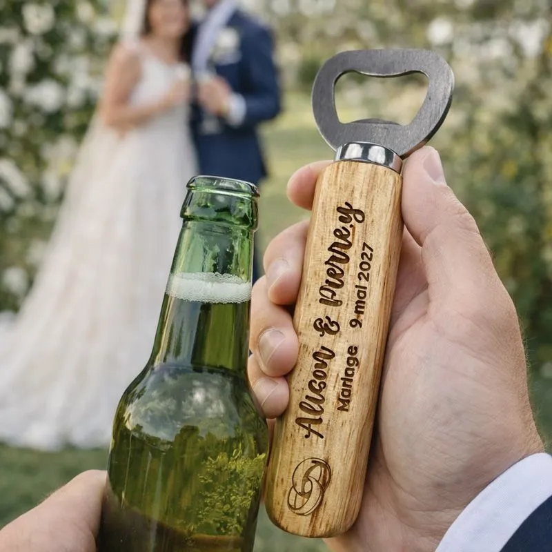 Décapsuleur ouvre bouteille Personnalisé - Cadeau Parrain
