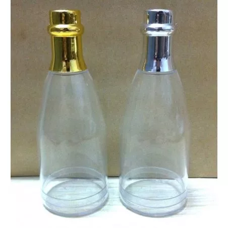 Dragées mariage - Mini bouteille champagne dragees Or ou Argent