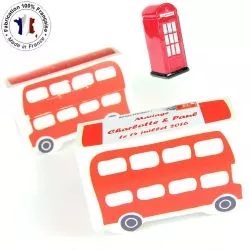 Ballotin dragée Bus Londres (les 10)