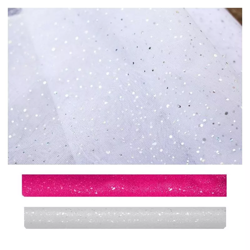 Tulle Pailleté pas cher format XL 80cm x 25m