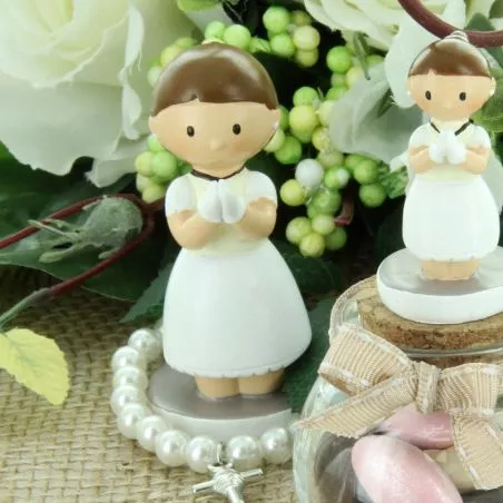 Figurine communion fille 8CM Figurine communion fille 8CM