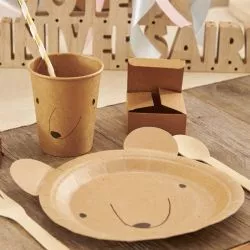 Assiette à dessert Ourson (les 10)