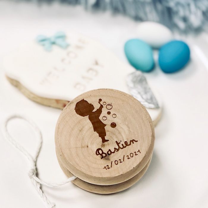 yoyo personnalisé pour bapteme naissance anniversaire garçon