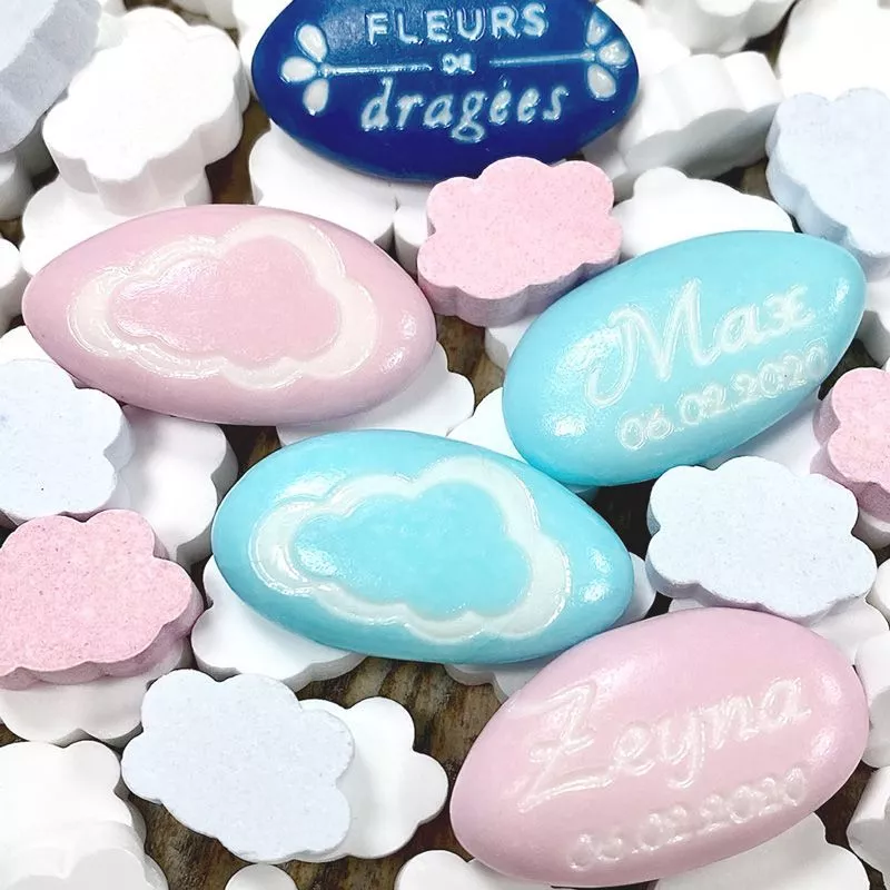 Dragées personnalisées Nuage