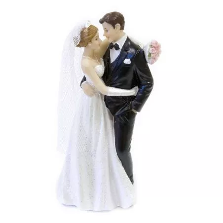Figurine gâteau mariage - Couple valse