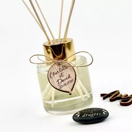 Idées Cadeaux - Diffuseur de parfum - musc blanc - La boutique Rotin Filé