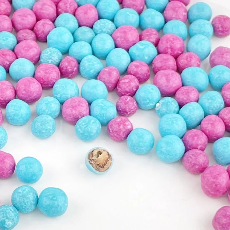 Perle au chocolat Mix Turquoise/Fuchsia - 500gr
