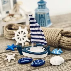 Petit bateau Chaloupe - cadeau d'invité