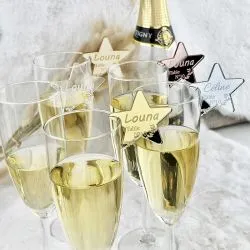 Marque Verre Etoile personnalisé - Champêtre